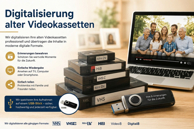 Videokassetten & Fotos digitalisieren2